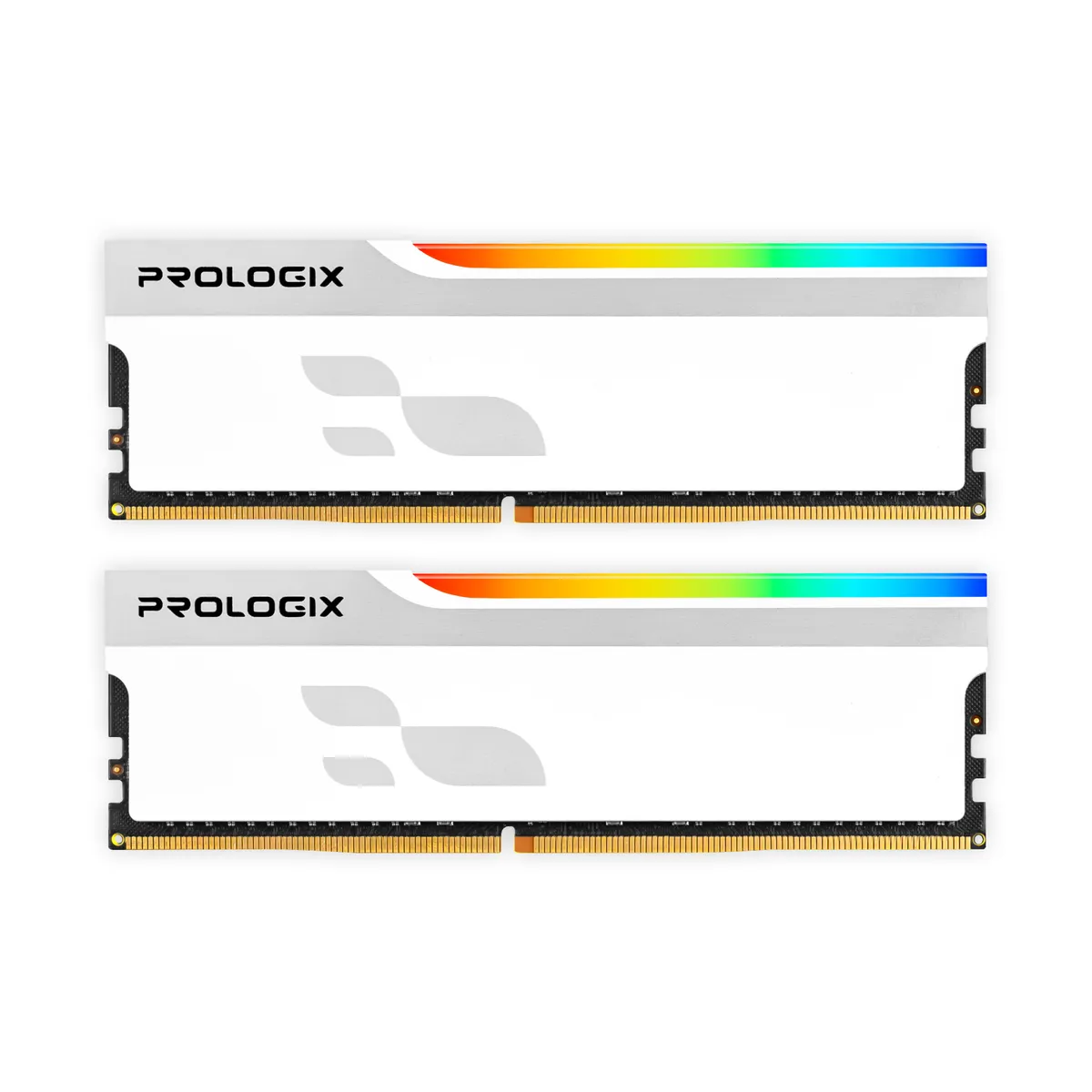 Модуль пам`ятi DDR5 2x16GB/6000 Prologix Onyx White RGB (PRO32GB6000YWR5K) - зображення 1