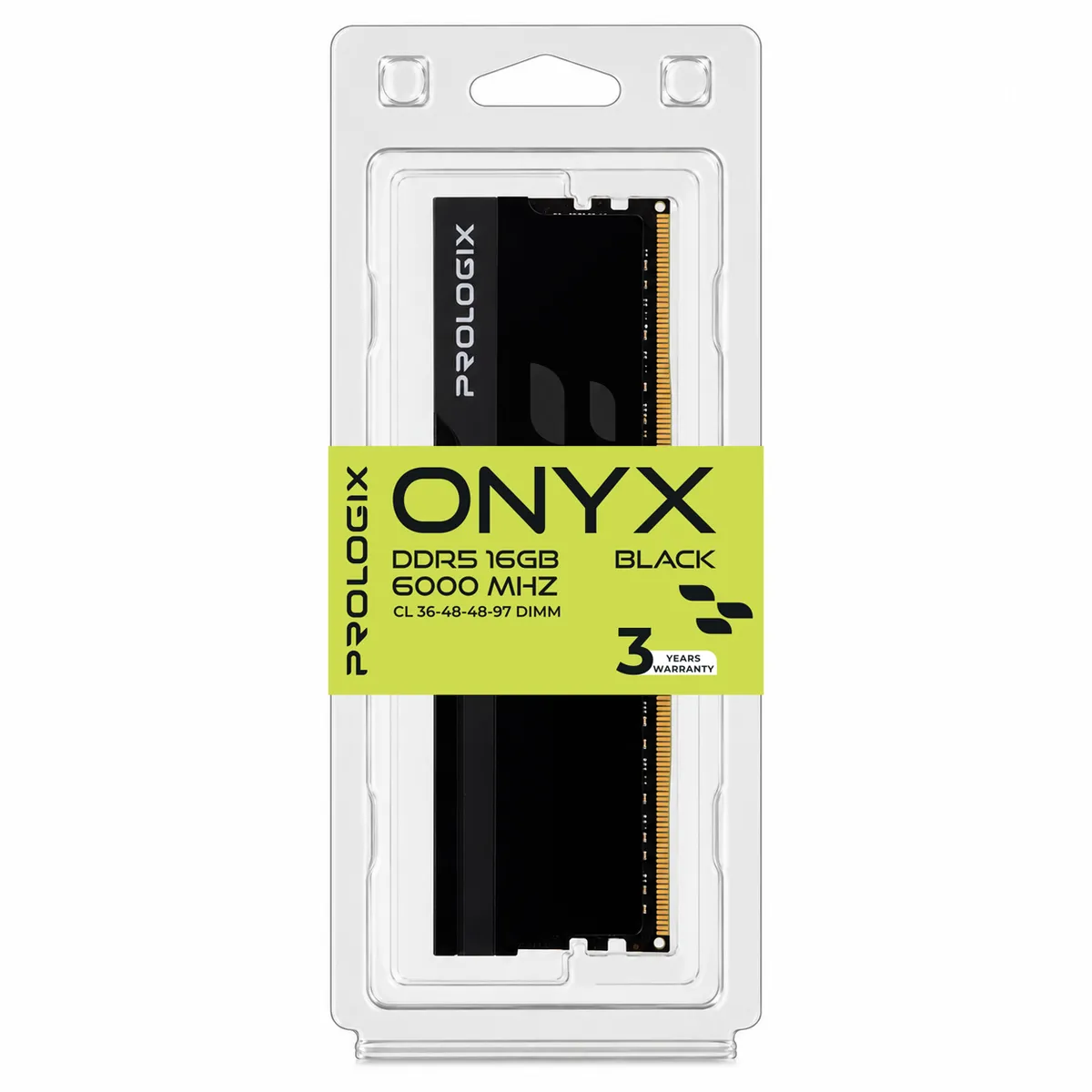 Модуль пам`ятi DDR5 16GB/6000 Prologix Onyx Black (PRO16GB6000YB5) - мініатюра 4