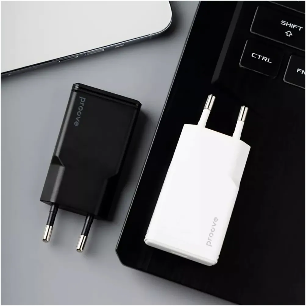 Мережевий зарядний пристрій Proove Slender (1USB-C, 1USB) 45W Black (WCSL45110001) - мініатюра 11