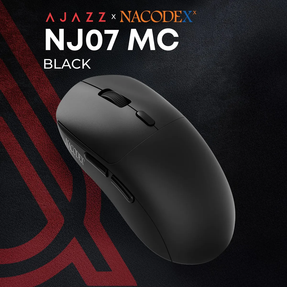 Миша бездротова Ajazz x Nacodex NJ07 MC Black (NJ07-MC-B) - мініатюра 6