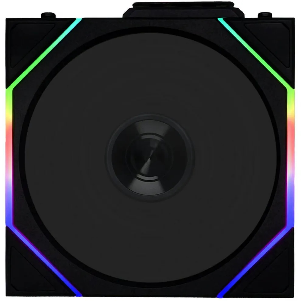 Вентилятор Lian Li UNI FAN TL Wireless LCD 120 A-RGB Black (G99.12TLLCD1W1B.00) - зображення 1