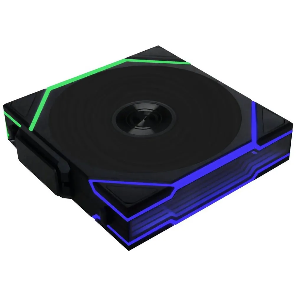 Вентилятор Lian Li UNI FAN TL Wireless LCD 120 A-RGB Black (G99.12TLLCD1W1B.00) - мініатюра 2