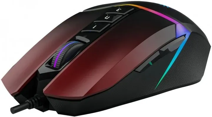 Миша ігрова A4Tech W60 Max Bloody, колір чорний+червоний, активоване ПЗ Bloody - мініатюра 3