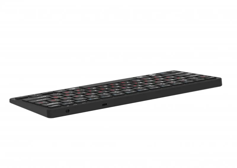 Клавiатура бездротова Maxxter KBW-C01B-UA Black - мініатюра 3