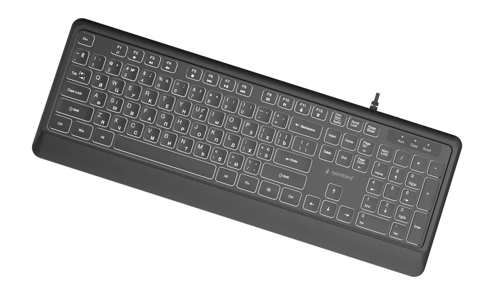 Клавіатура Gembird KB-UML-04-CYRL Black - мініатюра 2