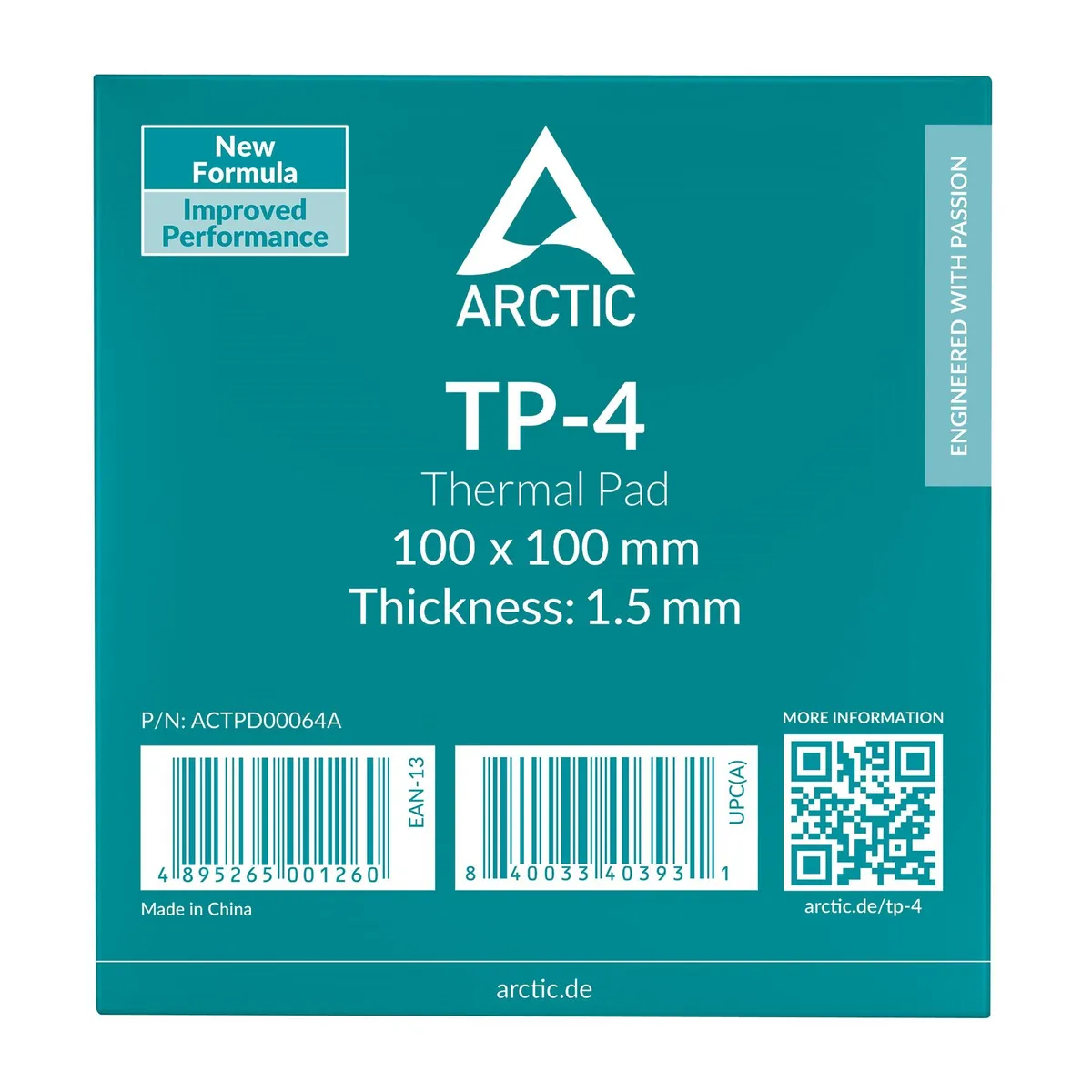 Термопрокладка Arctic TP-4 100x100mm, 1.5mm (ACTPD00064A) - мініатюра 3