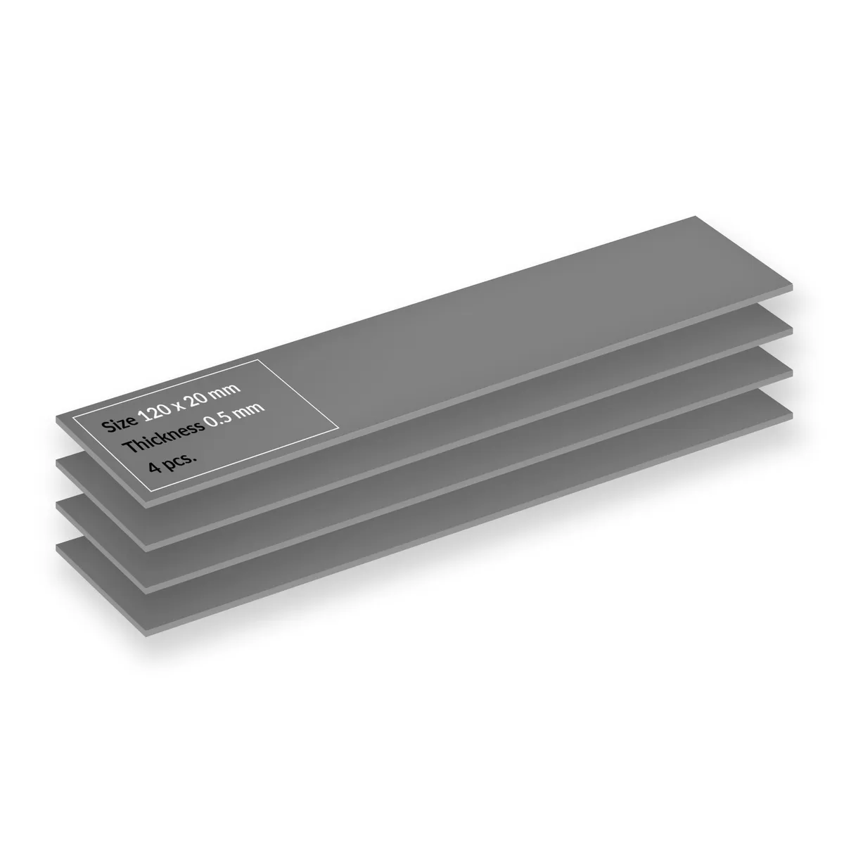 Термопрокладка Arctic TP-4 120x20mm, 0.5mm - 4 Pack (ACTPD00065A) - зображення 1