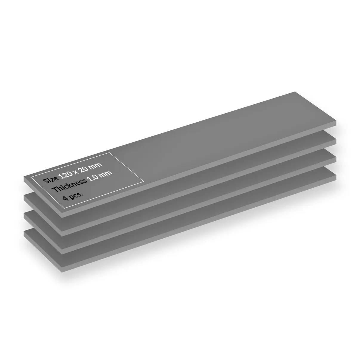 Термопрокладка Arctic TP-4 120x20mm, 1mm - 4 Pack (ACTPD00066A) - зображення 1