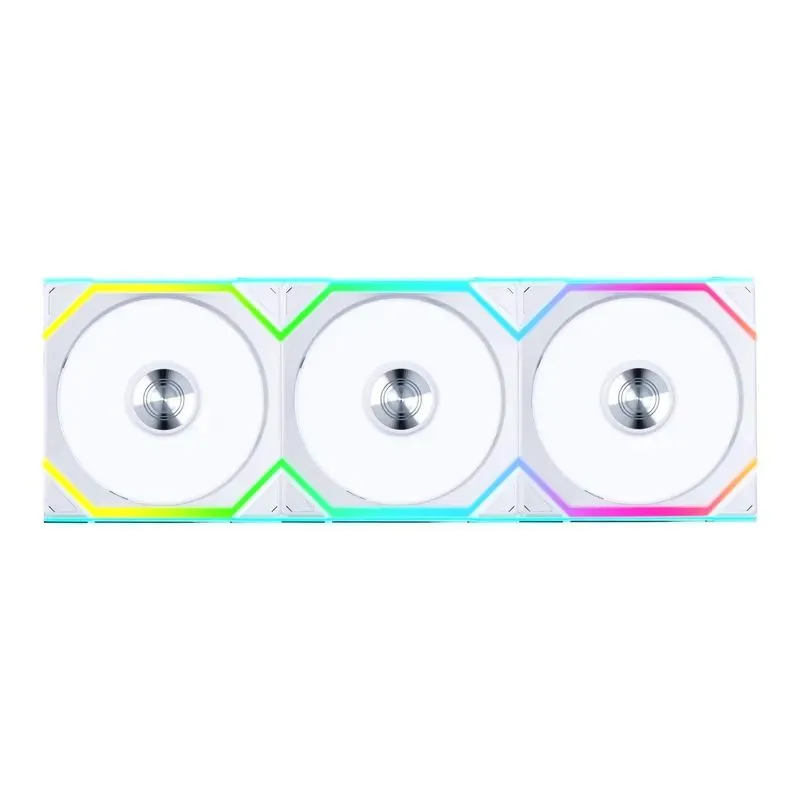 Вентилятор Lian Li Uni Fan SL Wireless 120 Reverse Blade 3-Pack A-RGB White (G99.12RSL1W3W.00) - зображення 1