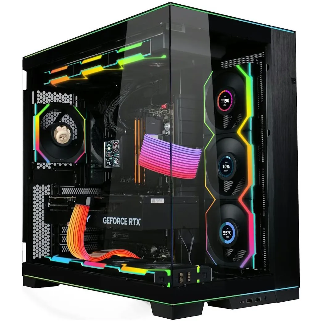 Вентилятор Lian Li Uni Fan SL Wireless LCD 120 A-RGB Black (G99.12SLLCD1W1B.00) - мініатюра 8