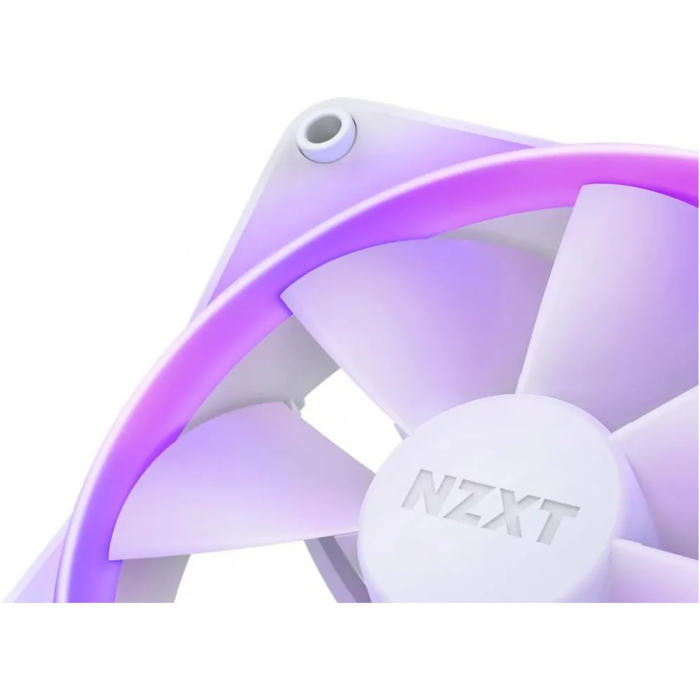 Вентилятор NZXT F140 RGB Twin White (RF-R14DF-W1) - мініатюра 4