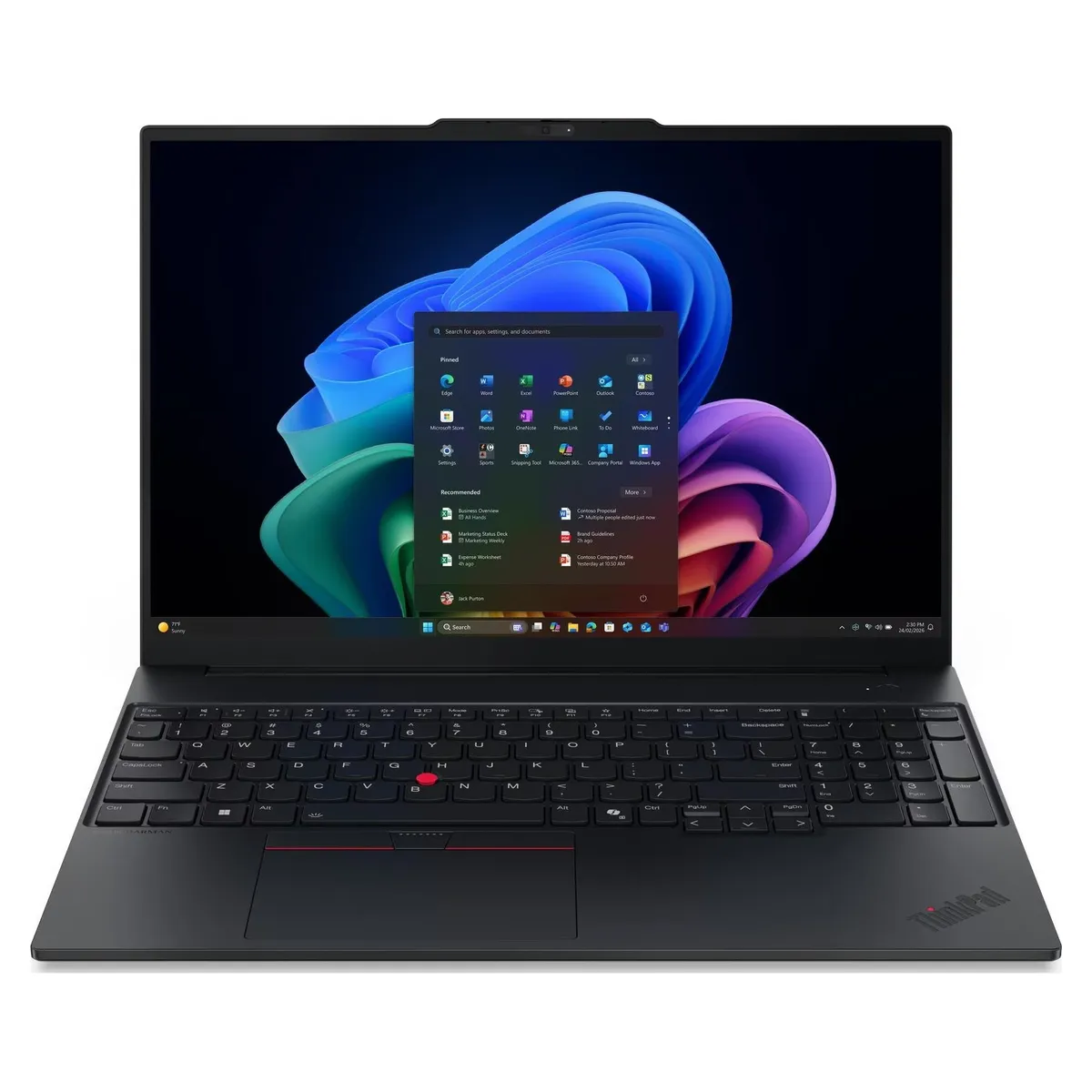Ноутбук Lenovo ThinkPad E16 Gen 4 (21YC000ARA) Black - зображення 1