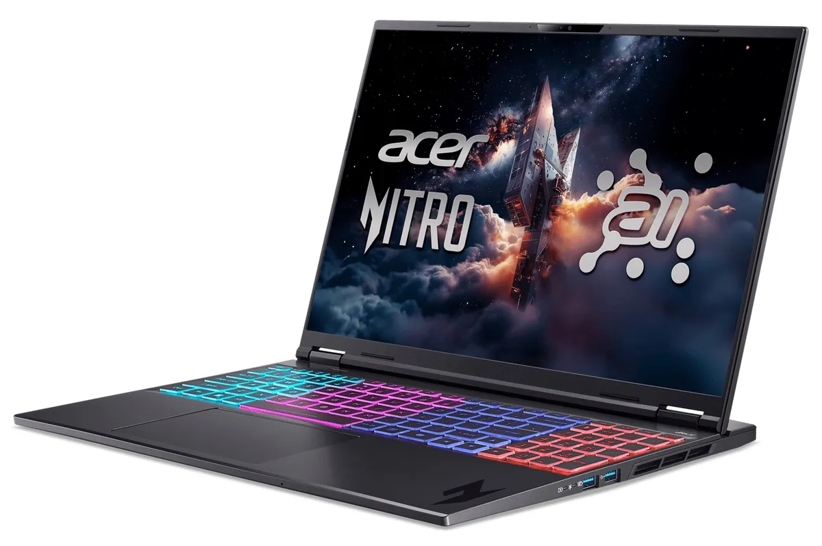 Ноутбук Acer Nitro 16S AI AN16S-61-R7HR (NH.QXUEU.002) Black - мініатюра 4