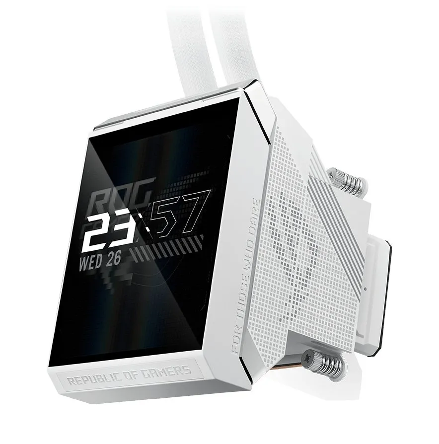 Система водяного охолодження Asus ROG Strix SLC IV 360 ARGB LCD White (90RC01S2-B0EAY0) - зображення 1