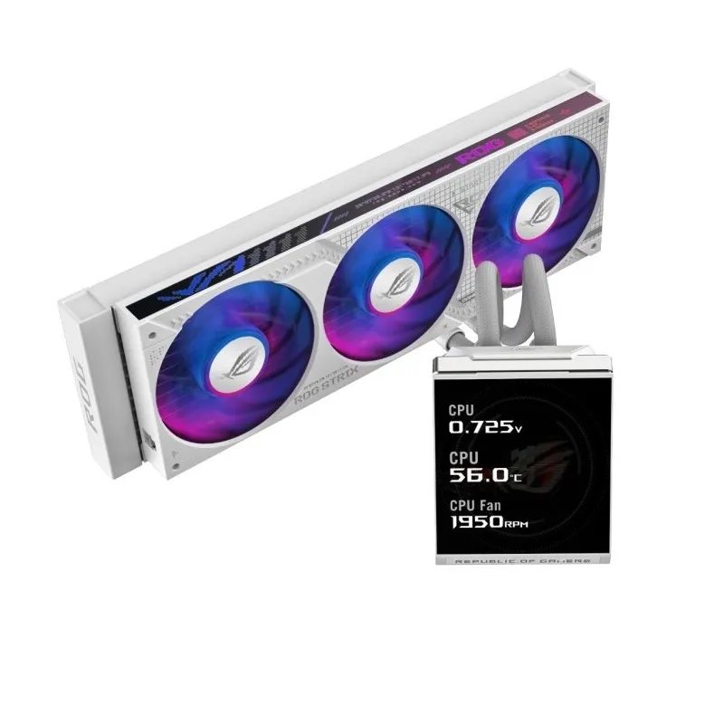 Система водяного охолодження Asus ROG Strix SLC IV 360 ARGB LCD White (90RC01S2-B0EAY0) - мініатюра 5