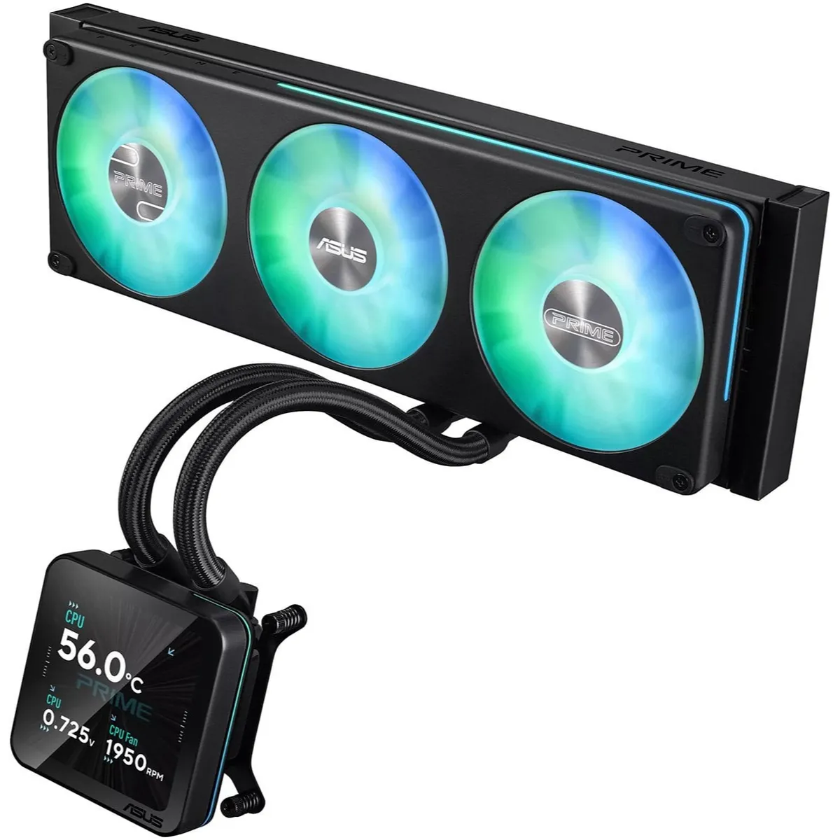 Система водяного охолодження Asus Prime SLC II 360 ARGB LCD (90RC01W1-B0EAY0) - мініатюра 8