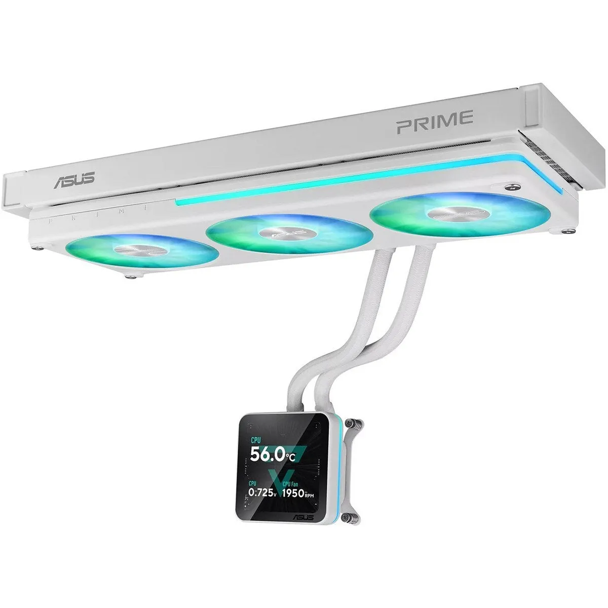 Система водяного охолодження Asus Prime SLC II 360 ARGB LCD White (90RC01W2-B0EAY0) - мініатюра 4