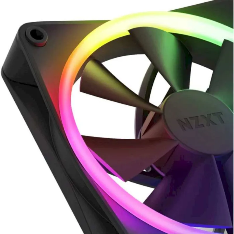 Вентилятор NZXT F140 RGB Twin Black (RF-R14DF-B1) - мініатюра 4