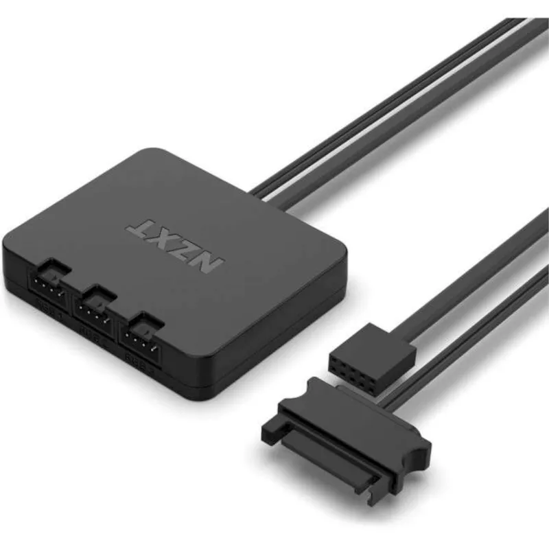 Вентилятор NZXT F140 RGB Twin Black (RF-R14DF-B1) - мініатюра 7