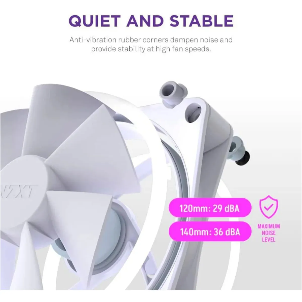 Вентилятор NZXT F140 RGB Duo White (RF-D14SF-W1) - мініатюра 4