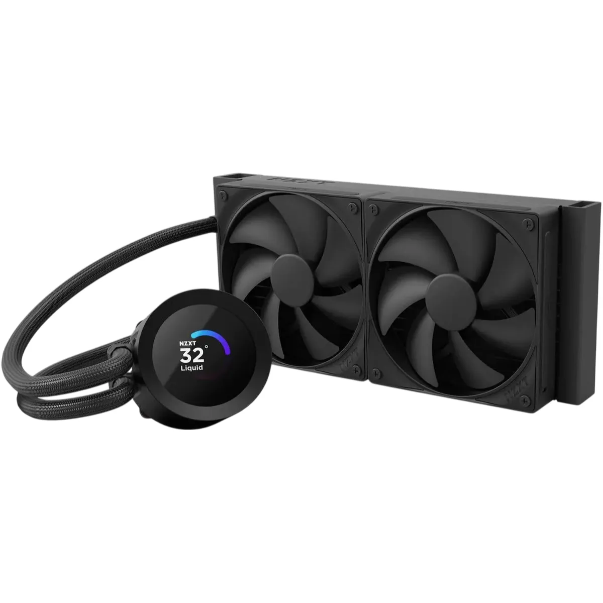 Система водяного охолодження NZXT Kraken Plus 240 Black (RL-KN240-B2) - мініатюра 2