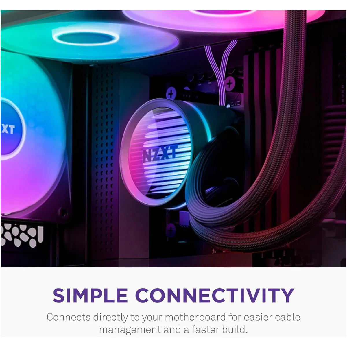 Система водяного охолодження NZXT Kraken Core 360 RGB Black (RL-KR36C-B1) - мініатюра 5