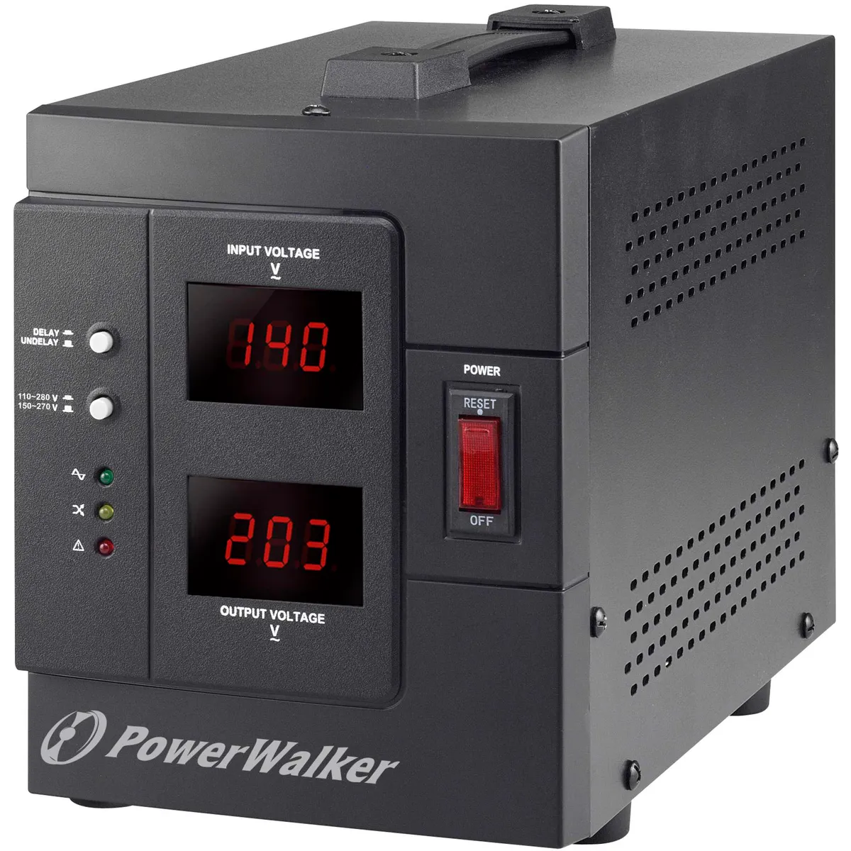 Стабілізатор напруги PowerWalker AVR-1500/SIV (10120305) - зображення 1