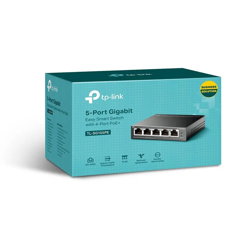 Комутатор TP-Link TL-SG105PE - мініатюра 4