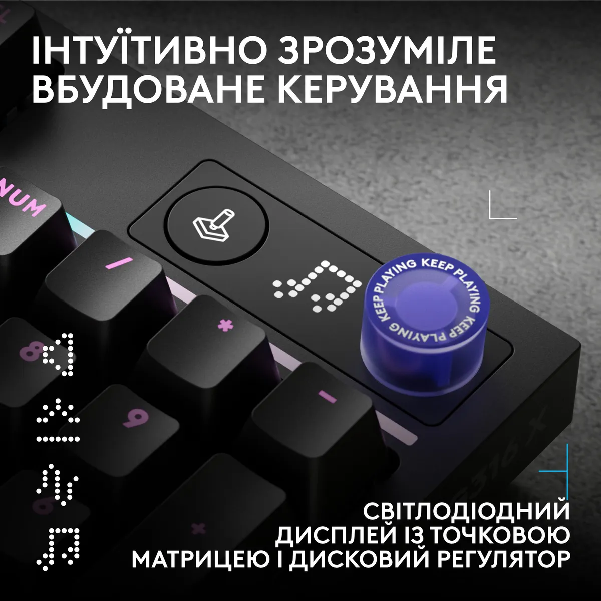 Клавiатура Logitech G316 X 98 Black (920-014205) - мініатюра 5