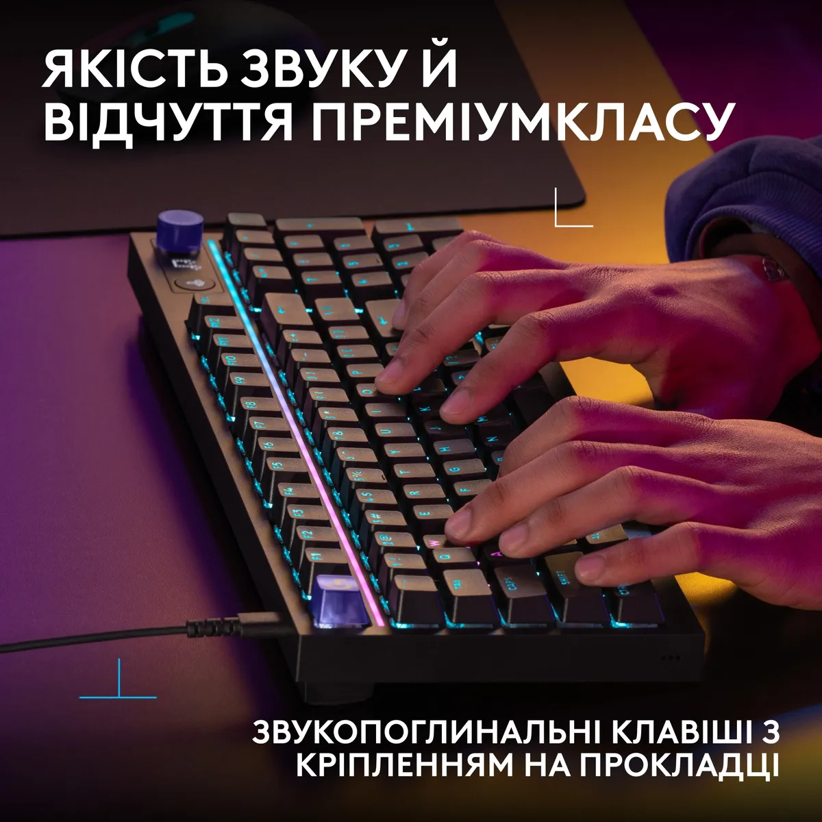 Клавiатура Logitech G316 X 98 Black (920-014205) - мініатюра 6
