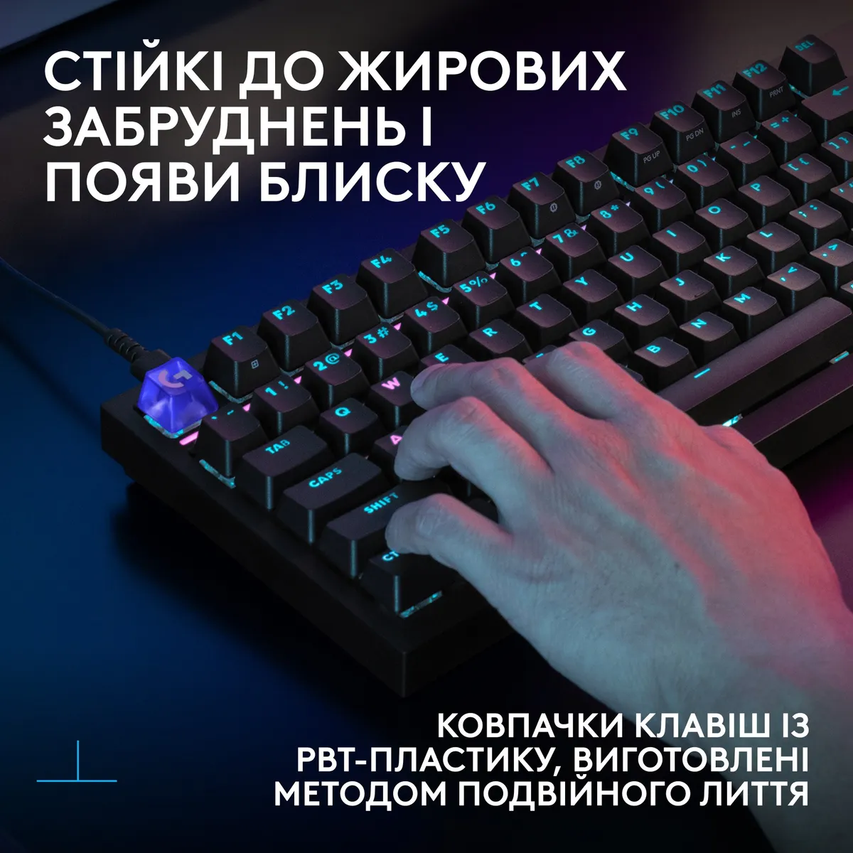 Клавiатура Logitech G316 X 98 Black (920-014205) - мініатюра 8