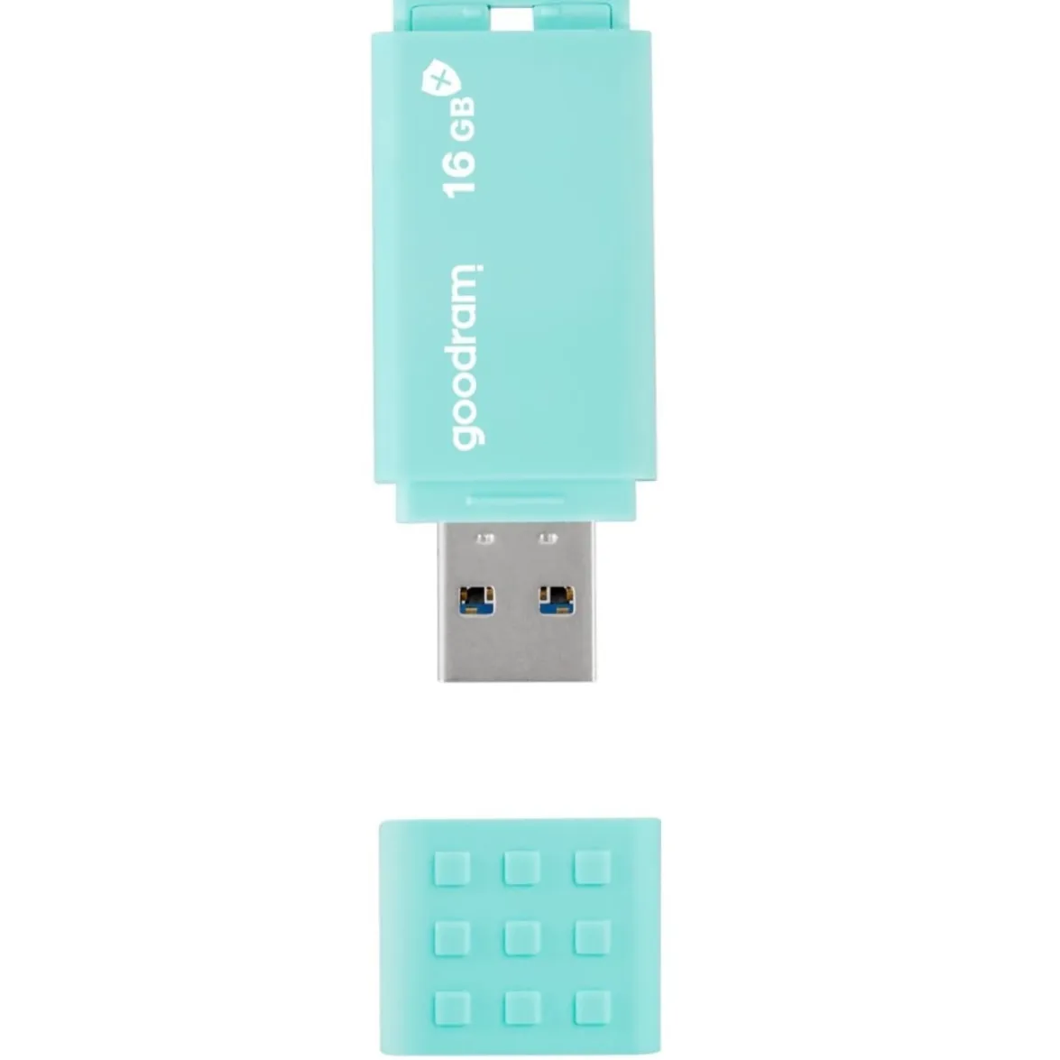 Флеш-накопичувач USB3.2 16GB Goodram UME3 Care Green (UME3-0160CRR11) - зображення 1
