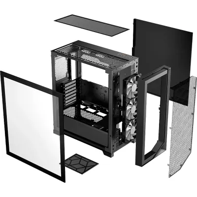 Корпус для ПК PcCooler C3D510 BK ARGB - мініатюра 5