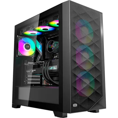 Корпус для ПК PcCooler C3D510 BK ARGB - мініатюра 6