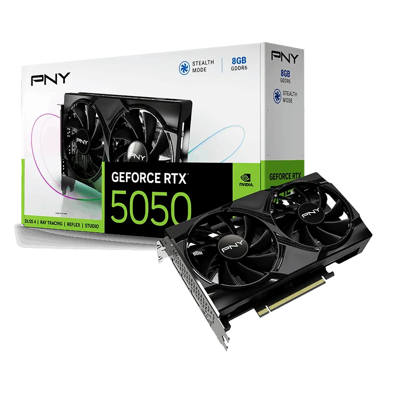 Відеокарта PNY GeForce RTX5050 DUAL FAN OC 8G - зображення 1
