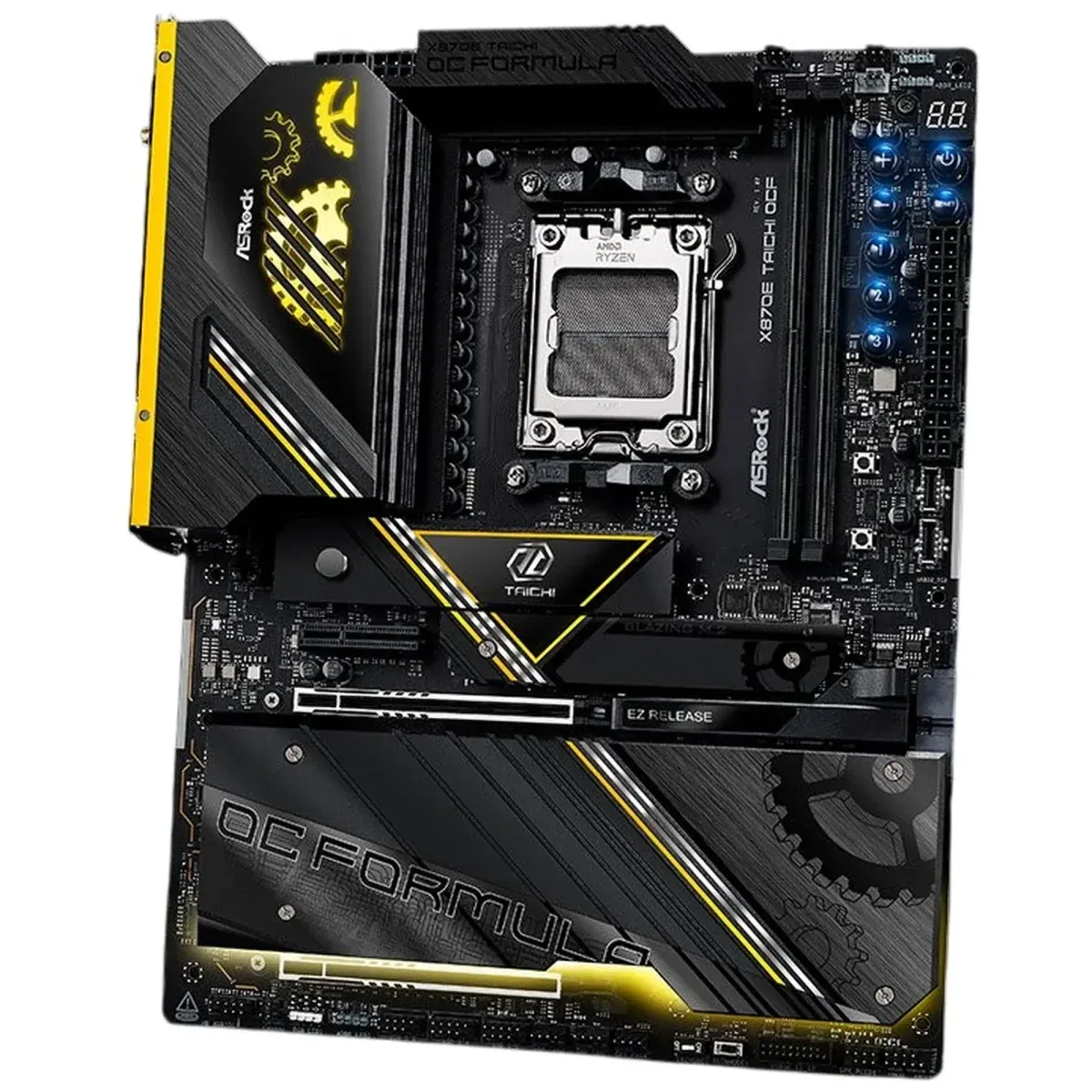 Материнська плата ASRock X870E TAICHI OCF (sAM5, AMD X870E, DDR5, ATX) - мініатюра 3