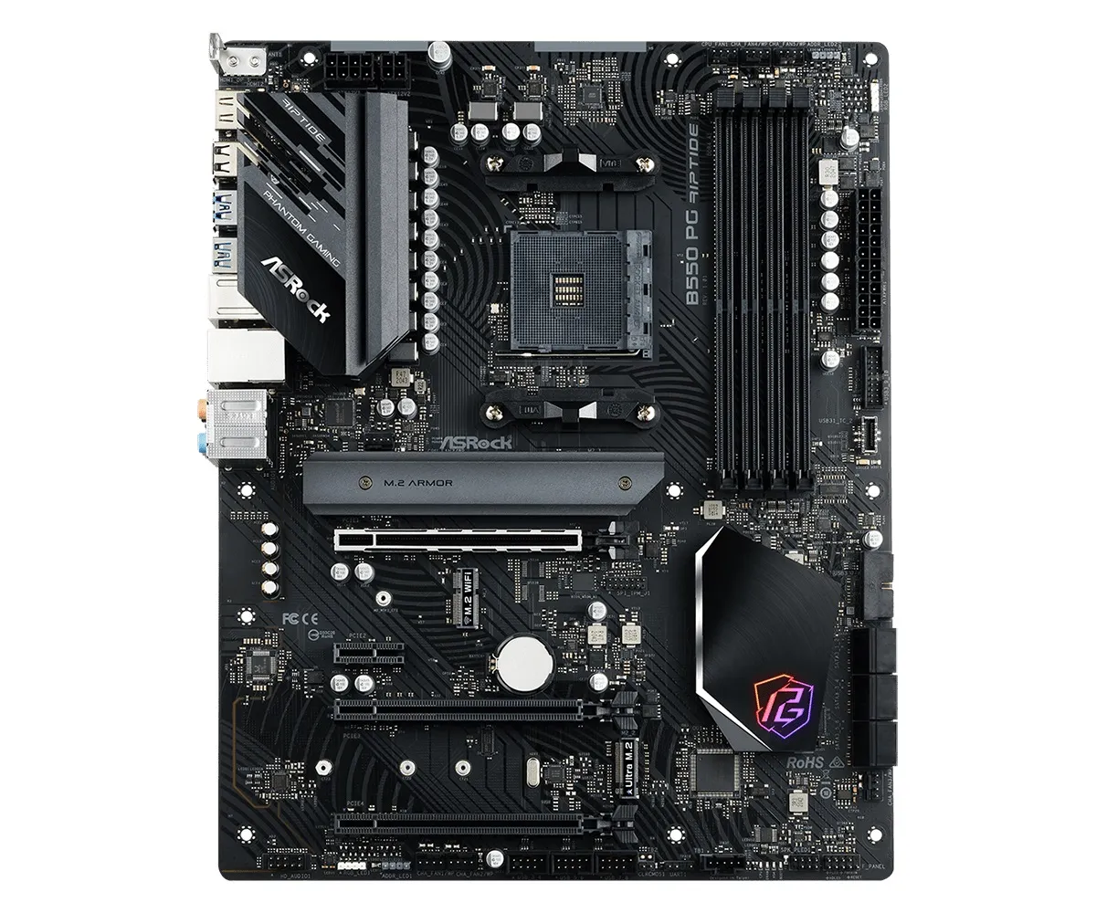 Материнська плата ASRock B550 PG Riptide Socket AM4 - мініатюра 2