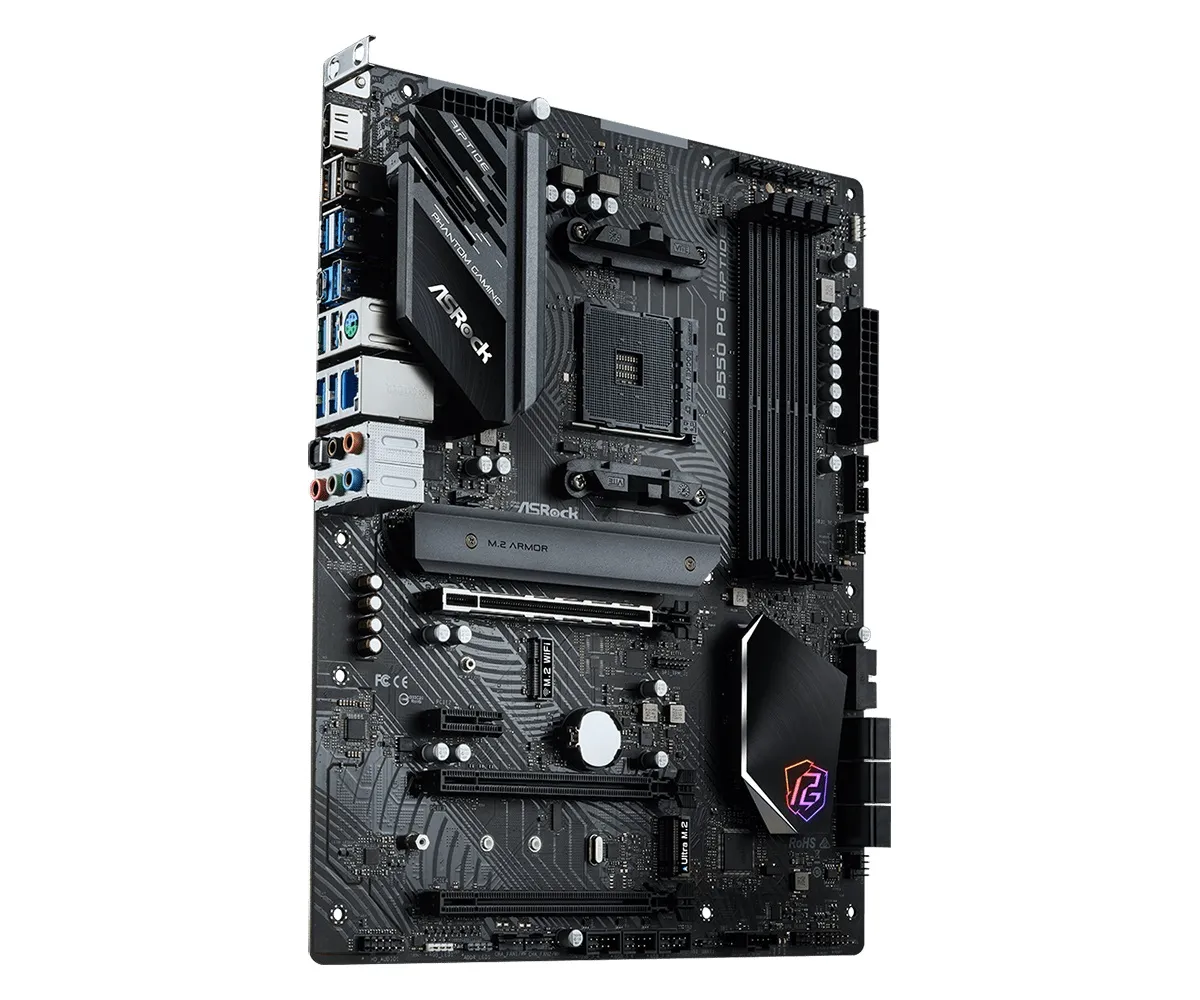 Материнська плата ASRock B550 PG Riptide Socket AM4 - мініатюра 3