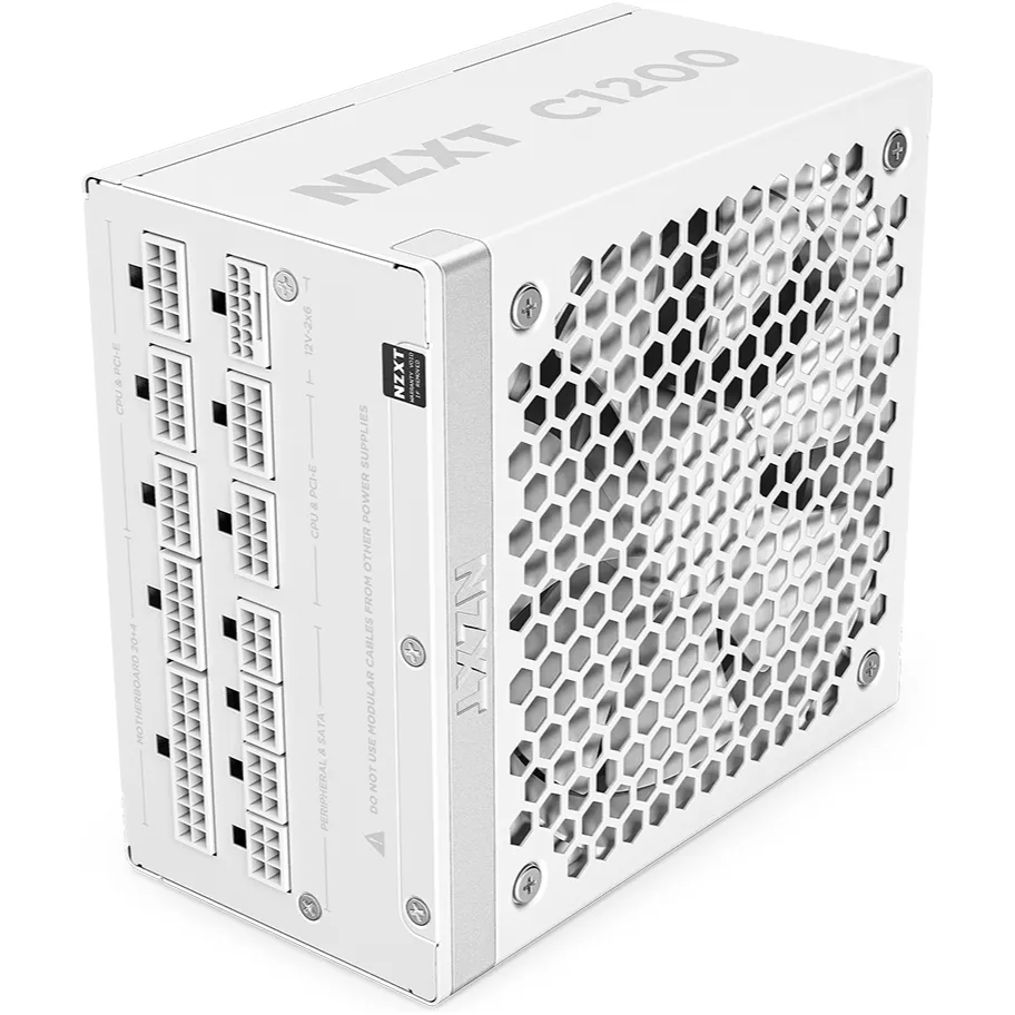 Блок живлення NZXT C1200 White (PA-2G2BW-EU) 1200W, 80+ Gold - зображення 1