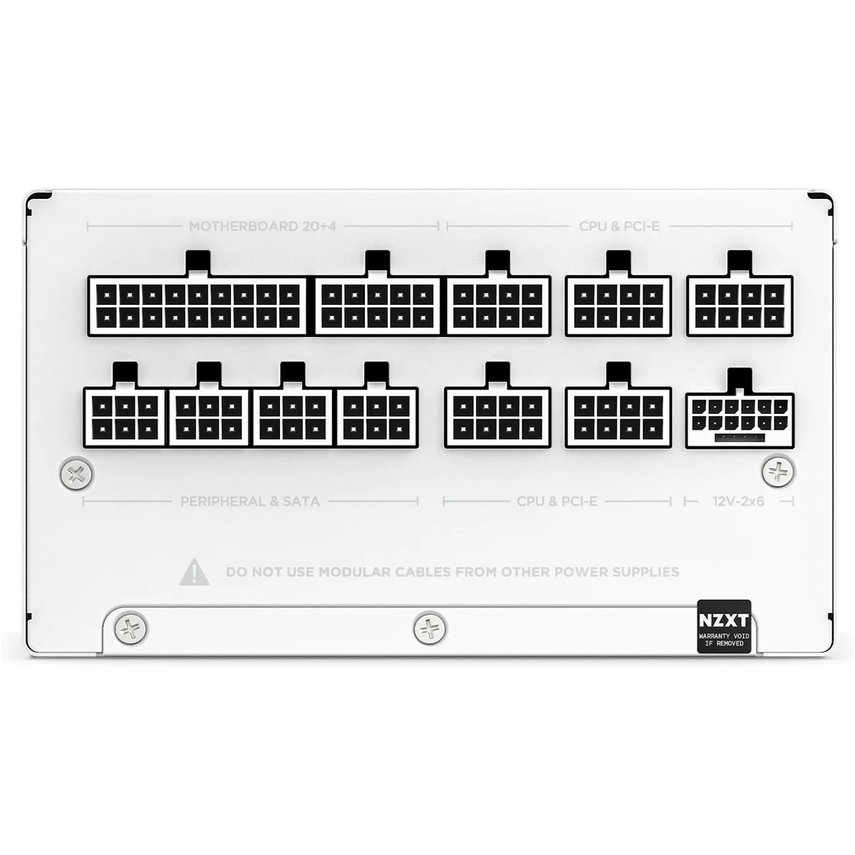 Блок живлення NZXT C1200 White (PA-2G2BW-EU) 1200W, 80+ Gold - мініатюра 2