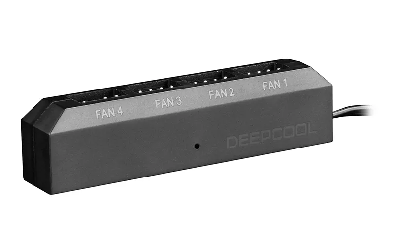 DeepCool Розгалужувач живлення FH-04 для підключення 4х PWM 12V 3/4-pin вентиляторів до материнської - зображення 1