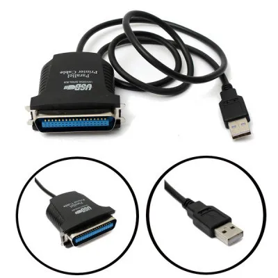 Кабель для передачі даних Dynamode USB to LPT 1.8m (USB2.0-to-Parallel) - мініатюра 3