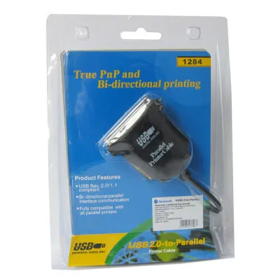 Кабель для передачі даних Dynamode USB to LPT 1.8m (USB2.0-to-Parallel) - мініатюра 5