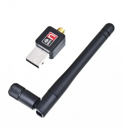 Адаптер Dynamode USB 2.0 WiFi зі знімною антеною, стандарт IEEE 802.11n/g/b, швидкість 150 Мбіт/с - зображення 1