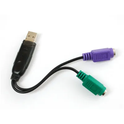 Перехідник Dynamode USB 1.1 A Male - 2*PS/2 (USB to PS/2) - зображення 1