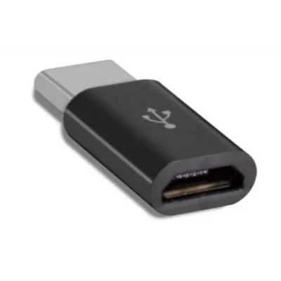 Перехідник Type-C to Micro USB Lapara (LA-Type-C-MicroUSB-adaptor black) - мініатюра 2