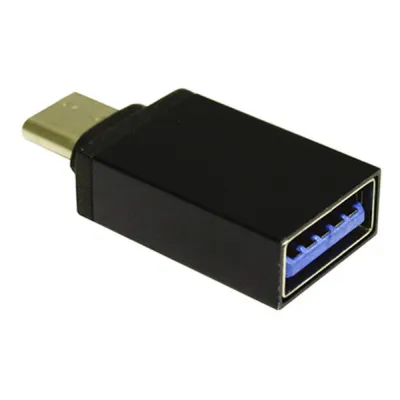 Перехідник Lapara USB Type-C male to USB 3.0 Female (LA-MaleTypeC-FemaleUSB3.0 black) - зображення 1