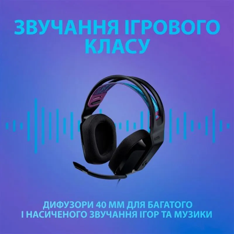 Гарнітура Logitech G335 Black (981-000978) - мініатюра 12