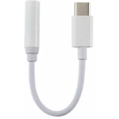 Перехідник Lapara USB Type-C Male - Audio AUX mini jack 3,5 mm Female (LA-Type-C-Audio-3.5mm white) - мініатюра 3