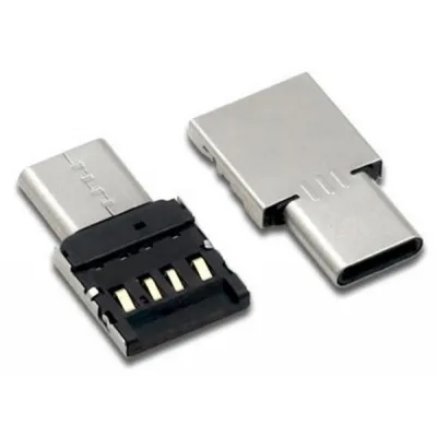 Перехідник OTG USB 2.0 AF to USB-C M Lapara (LA-OTG-Type-C-adaptor) - зображення 1